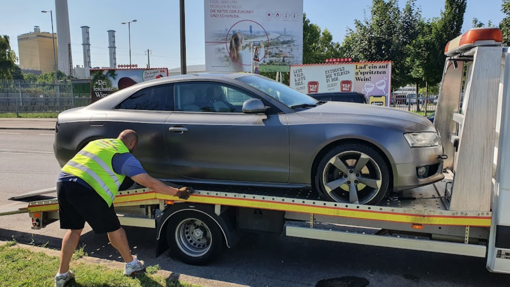 Abschleppdienst Stefan Autotransport Autoüberstellung in Wien Österreich 2023